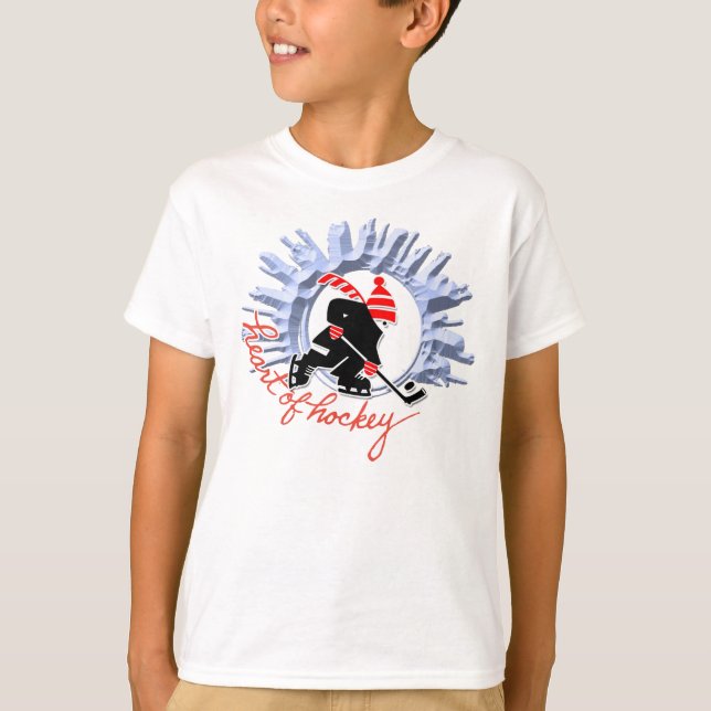 Camiseta Coração do Hóquei (Frente)