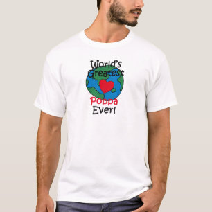 Camiseta Coração do Melhor Papai do Mundo