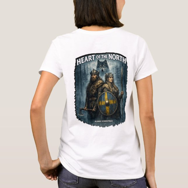Camiseta Coração do Norte (Verso)