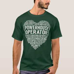 Camiseta Coração do operador do Powerhouse