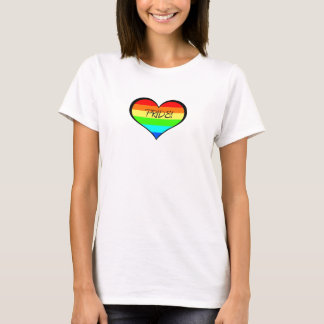 Camiseta Coração do orgulho