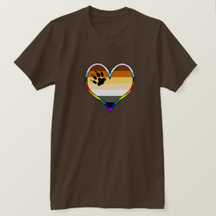 Camiseta Coração do Orgulho Urso