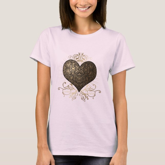 Camiseta Coração do ouro (Frente)