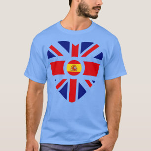Camiseta Coração do Patrimônio Multinacional Britânico do E