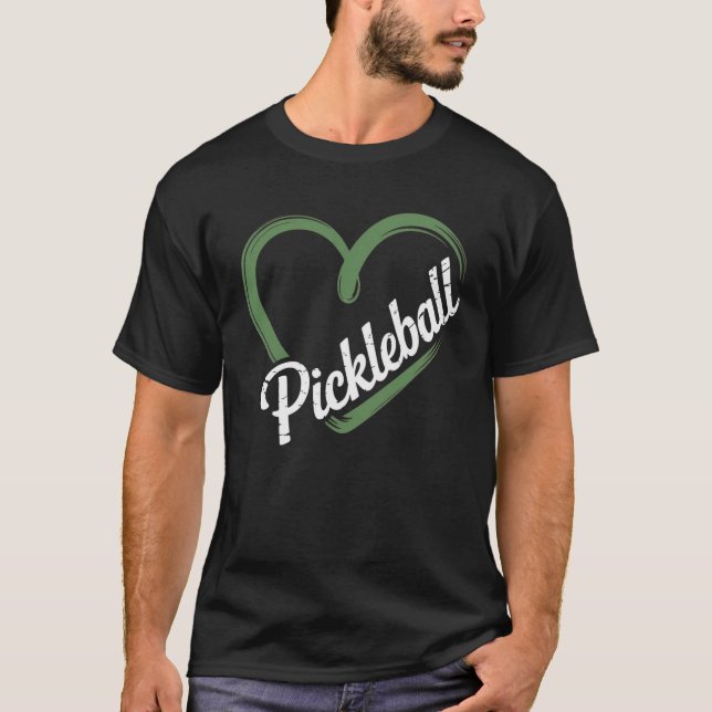 Camiseta Coração do Pickleball (Frente)