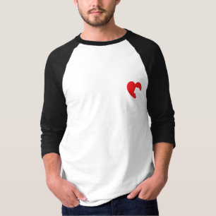 Camiseta Coração do SNORT - buldogue