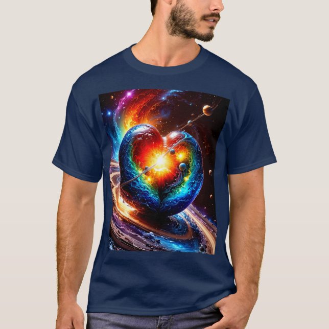 Camiseta Coração do Universo (Frente)
