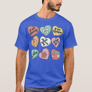 Camiseta Coração Docente Com Mensagens Gif Dia de os namora