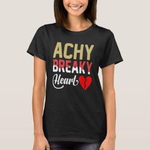 Camiseta Coração Dolorido e Partido