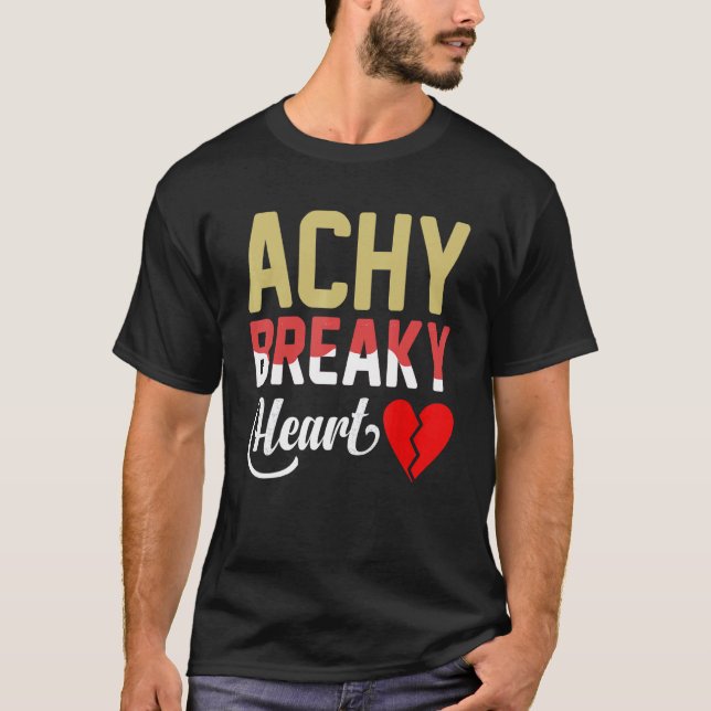 Camiseta Coração Dolorido e Partido (Frente)