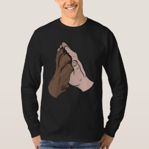 Camiseta Coração dos cães cadelas cães  para homens homens 