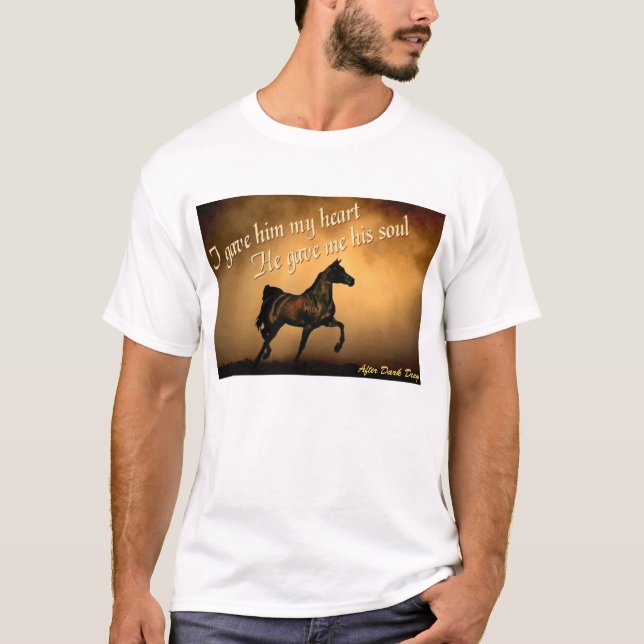 Camiseta Coração e alma (Frente)