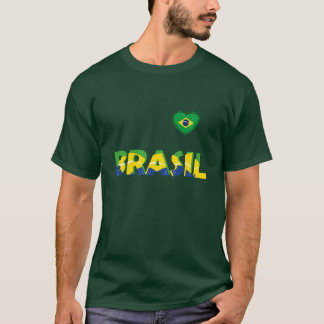 Camiseta "Coração e Alma para o Brasil!"