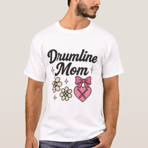 Camiseta : Coração e Flores da Mãe