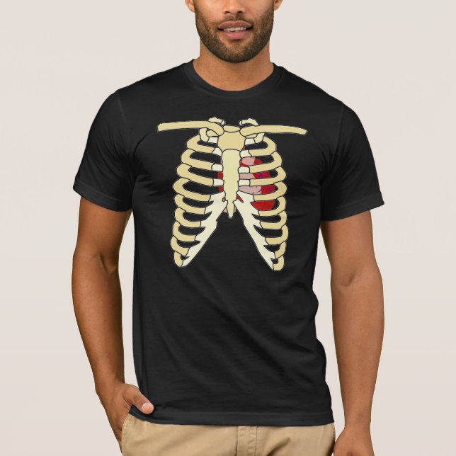 Camiseta Coração e Ribs (Frente)