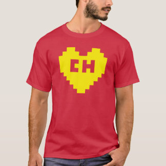 Camiseta Coração El Chapuln de 8 Bits