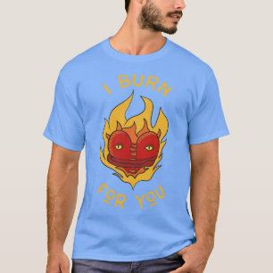 Camiseta Coração Em Chamas Crachá Vintage Tattoo Art