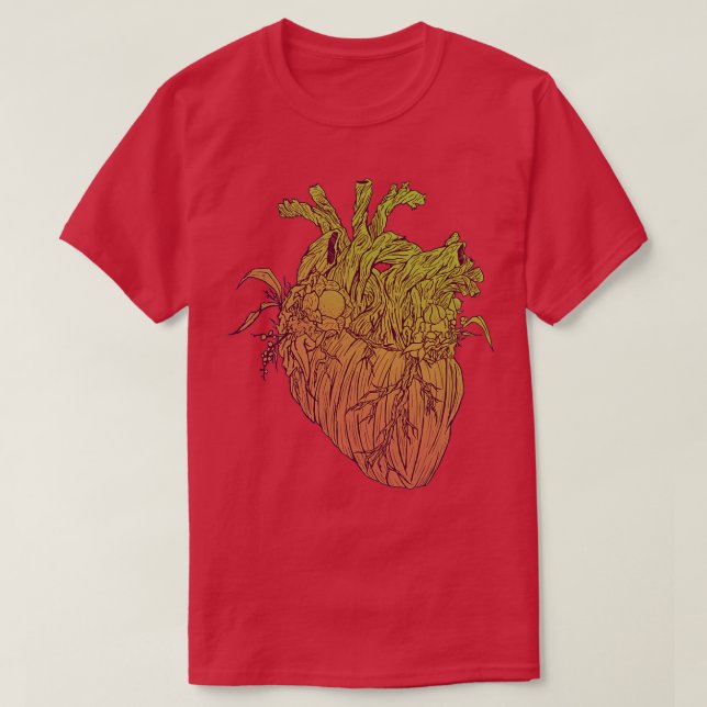 Camiseta Coração em Crescimento 2 (Frente do Design)