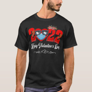 Camiseta Coração Em Um Feliz dia de os namorados De Másc