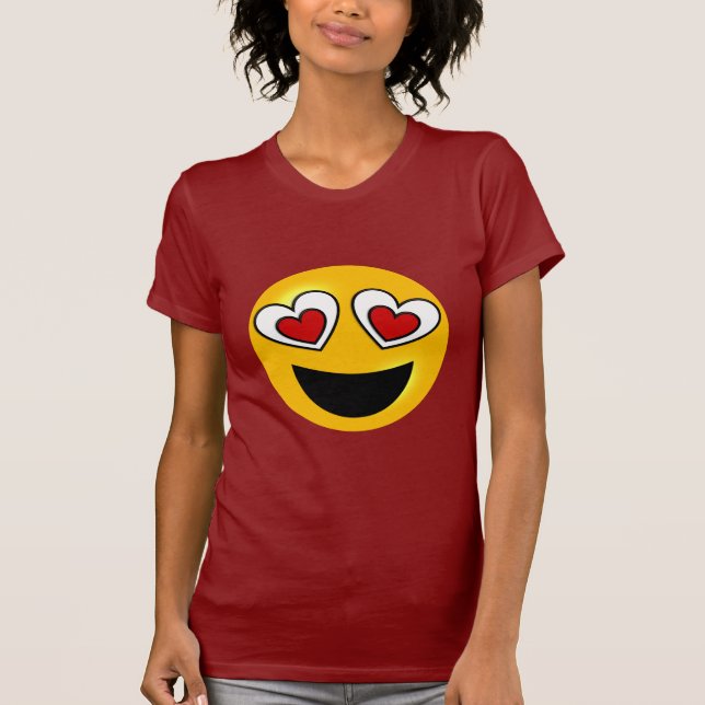 Camiseta Coração Emoji do amor (Frente)