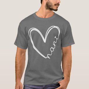 Camiseta Coração engraçado de Nani para o dia das mães da v