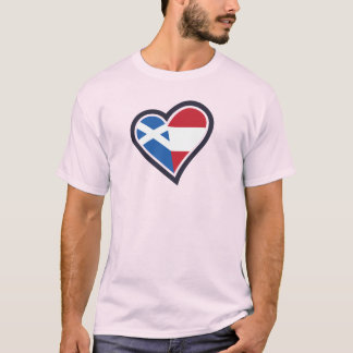 Camiseta Coração Escocês Austríaco – Amo Escócia & Áustria