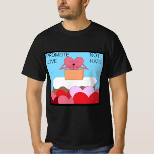 Camiseta Coração Fazendo Discurso Sobre Amor