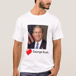 Camiseta Coração George Bush