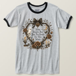 Camiseta Coração Gótico Vintage