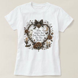 Camiseta Coração Gótico Vintage