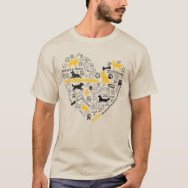 Camiseta Coração GRLS