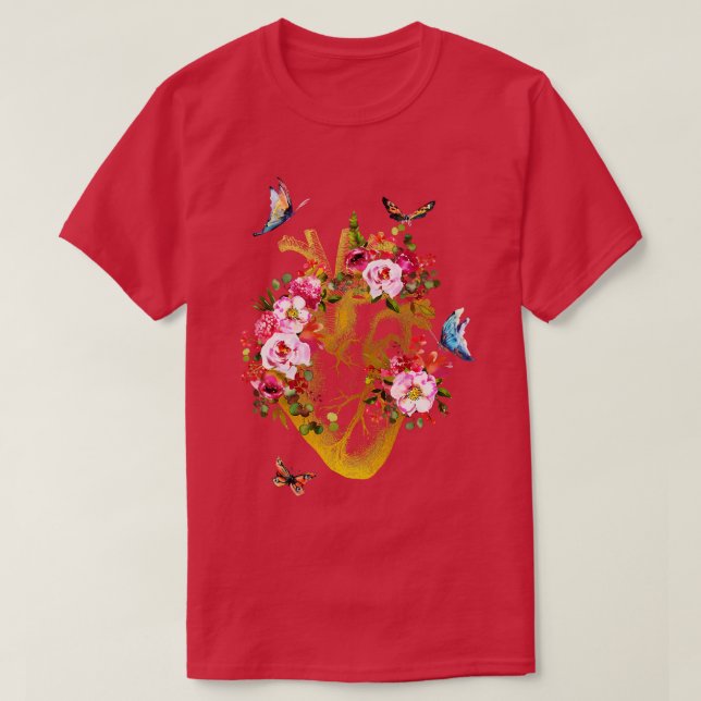 Camiseta Coração Humano (Frente do Design)