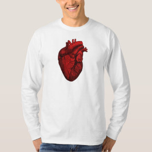 Camiseta Coração humano anatômico