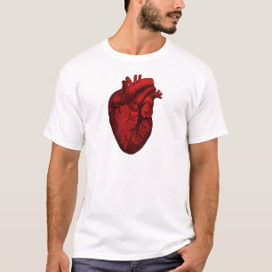 Camiseta Coração humano anatômico
