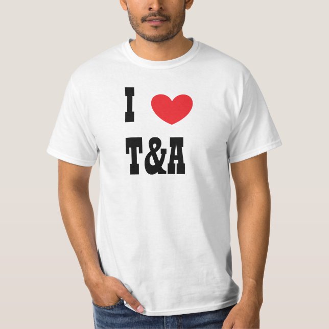 Camiseta coração, I, T&A (Frente)