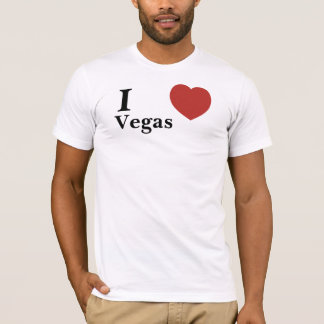 Camiseta Coração, I, Vegas - personalizado