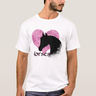 Camiseta Coração III (camo rosa)