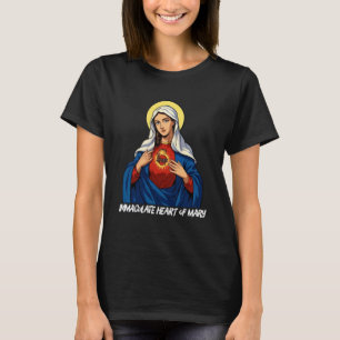 Camiseta Coração Imaculado de Maria Católica Mariana