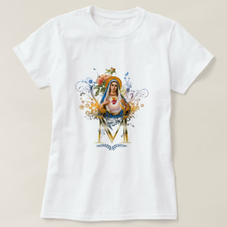 Camiseta Coração imaculado de Mary