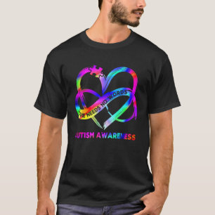 Camiseta Coração Infinito Amor Conscientização do Autismo N