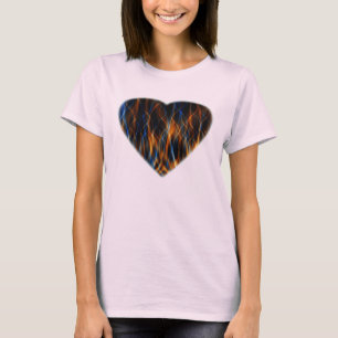 Camiseta Coração inflamável