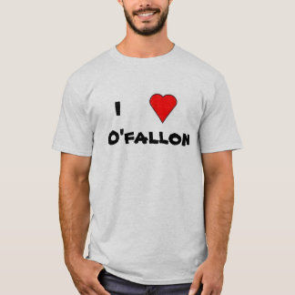 Camiseta coração,    IO'fallon