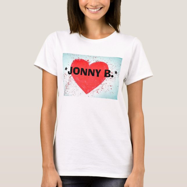 Camiseta Coração, *JONNY B.* (Frente)