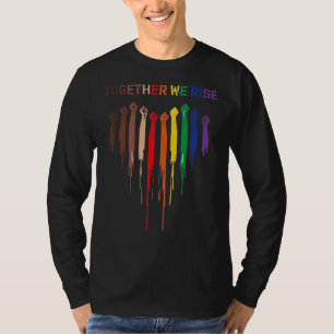 Camiseta Coração Juntos Levantamos Direitos Humanos Roupa