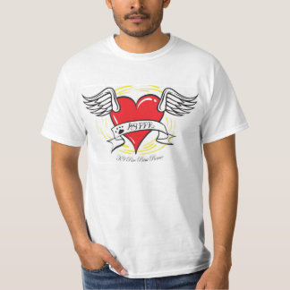 Camiseta Coração K9 com asas