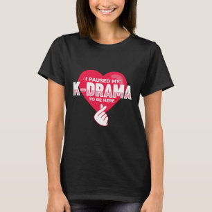 Camiseta Coração K-Drama  Presentes na Coreia do Sul na C