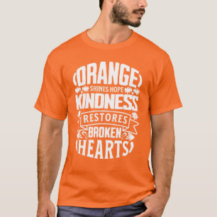 Camiseta Coração Laranja Restaura Corações