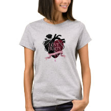 Camiseta Coração Machuca Amor Anatômico Gótico
