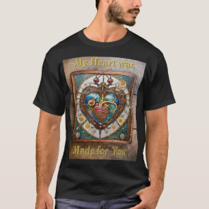 Camiseta Coração Mecânico Série Steampunk Anatômica