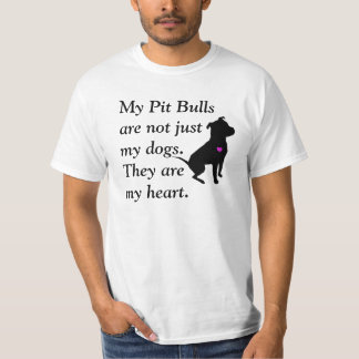Camiseta Coração meu pitbull